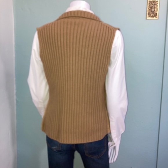 Liz Claiborne Suede and Knit Vest S - Picture 4 of 7